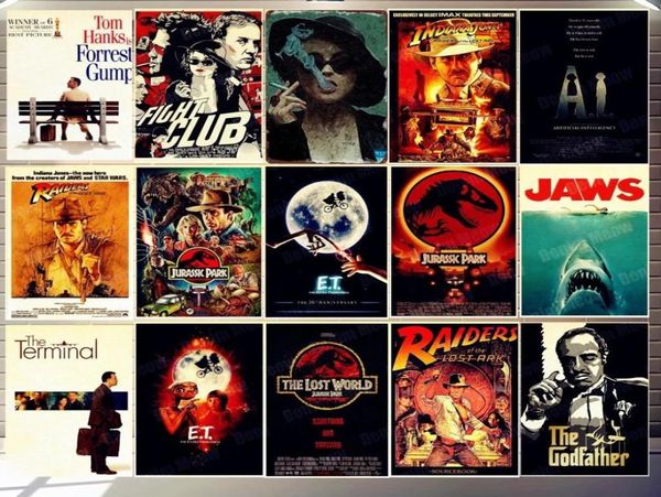 2021 Classic Movie Metal Painting Signs Mur Affiche Signe d'étain Plaque Vintage Living Room Decor for Bar Pub Club Man Cave Home Arts 9705993