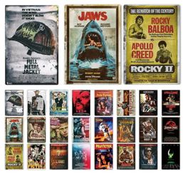 2021 Classic Movie Metal Signs Wall Film Affiche Signe d'étain Plaque Plaque Métal DÉCOR MUR VINTAGE DES BAR CLUB CLUB MAN CAVE CABEUX SIZ7233308