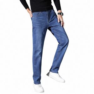 2021 Style classique Fi Casual Slim-Fit Stretch Denim Pantalon Homme Marque Pantalon Brand New Hommes Rétro Bleu Jeans T6rn #