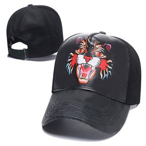 2021 Clássico Top Quality Peaked Caps Snake Tiger Bee Luxurys Mens Womens Designers Cat Canvas Homens Baseball Moda Mulheres Sun Hat H3051