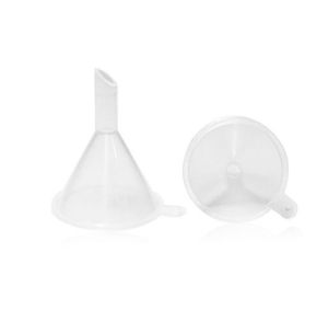 Mini entonnoir en plastique transparent 2021, accessoires cosmétiques, parfum, huile essentielle, remplissage de liquide, outils de transfert pour l'emballage de bouteilles vides