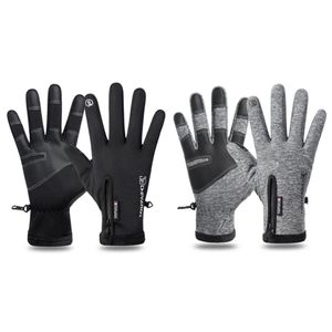 2021 gants de Ski résistants au froid gants d'hiver imperméables cyclisme peluches gants chauds pour écran tactile temps froid coupe-vent anti-dérapant287G