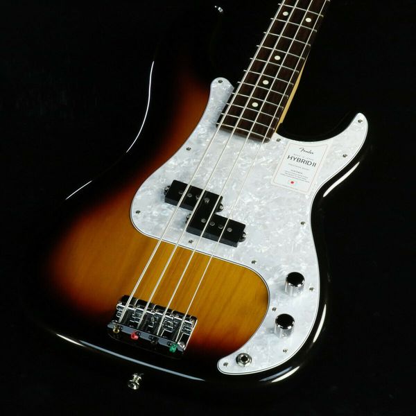 Collection 2021 MIJ Hybrid II Precision Bass Metallic 3-Color Sunburst Guitare électrique