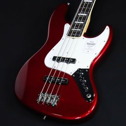 Collection 2021 MIJ Guitare électrique traditionnelle Jazz Bass Candy Apple Red de la fin des années 60