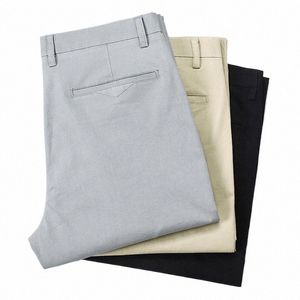 2021 Cott droit lâche pantalon décontracté grande taille Fi pantalon de costume pour hommes pantalons pour hommes G9eU #