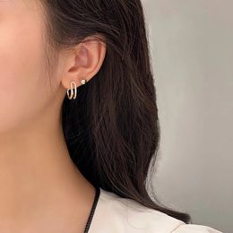 2021 Creative Pearl Boucles d'oreilles Multi Fonction 2021 Nouveaux bijoux Micro Pave Brincos