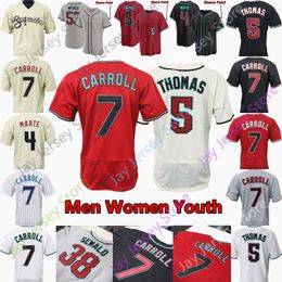 Alek Thomas Jersey Corbin Carroll Ketel Marte Zac Gallen Paul Sewald Randy Johnson Kelly Gurriel Jr. Moreno McCarthy Grichuk Peterson Suarez Williams Montgomery