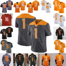 Tennessee Volunteers Football Jersey NCAA College Joe Milton III Peyton Manning Hendon Hooker Jaylen Wright Jabari Small McCoy Beasley Burrell Gray Kamara Witten