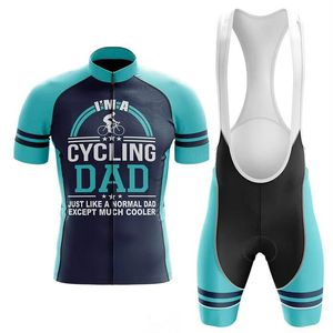 2024 Cycling Dad Bicycle Cycling Jersey MTB Mountain Bike Clothing Men Short Set Ropa Ciclismo Bicycle Dessen Maillot Culotte