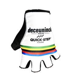 2021 Deceuninck Quick Step Pro Team Wereldkampioen Cycling Bike Gloves Bicycle Gel Shockproof Sports Half Finger Glove271G