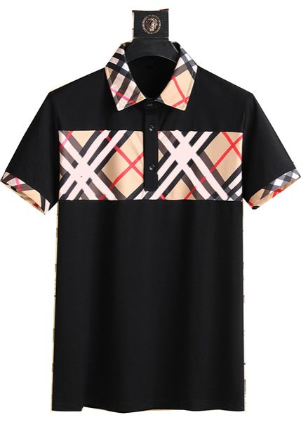 2021 Diseñador Marca Polo Camisa para hombre Camisetas de lujo Polos Bordado floral High Street Famoso Imprimir Hombres Poloshirts # ZOM-3XL18