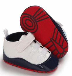 2021 Designer Kids Baby Boy Shoes Newborn First Walker Sneakers Solid Unisex Crib Infant Pu Leather Footwear Toddler Girl 0-18248F6081394