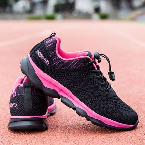 2021 zapatillas de running de diseño para mujeres Rose Red Fashion Trainers para mujer de alta calidad Zapatillas deportivas al aire libre Tamaño 36-41 EY