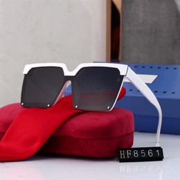2021 Дизайнерские квадратные солнцезащитные очки для мужчин и женщин, винтажные солнцезащитные очки для вождения, поляризационные мужские солнцезащитные очки, модные металлические очки с коробкой H258O