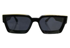2021 Designer Square Sunglasses Men Femmes Femmes Vintage Nuances Conduisez des lunettes de soleil mâles polarisés Fashion Metal Plank Sunglas E7612678