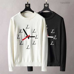 2021 Designer Sweater Letter Imprimée Italienne Designer Femmes Men Pullatres Bounde de haute qualité Round Long Broidery White Off Ho