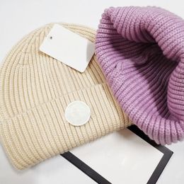 2021 Designer Warm Beanie Man Vrouw Skull Caps Fall Winter Ademend Aangepaste Bucket Hat Cap Goede Kwaliteit