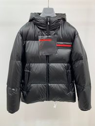 2021 Designer Winter Luxe Heren Donsjack Hoge Kwaliteit Winddicht Waterdicht Materiaal Heren Warm Black Goose Down Coat