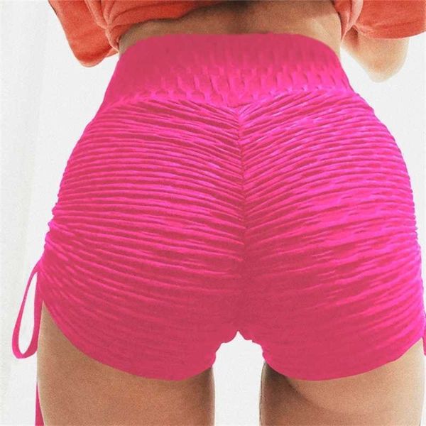 2022 Designer Femmes Shorts Summer Yoga Pantalon court Sexy Bandage serré Pantalon de sport Dames Mode Plus Taille Vêtements de sport DHL