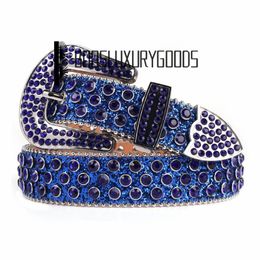 2021 DesignersImon Belt for Men Femmes Shiny Kor Diamond Belt Bling Diamond Michael Righestone Belt Cowboy Handbag9108691