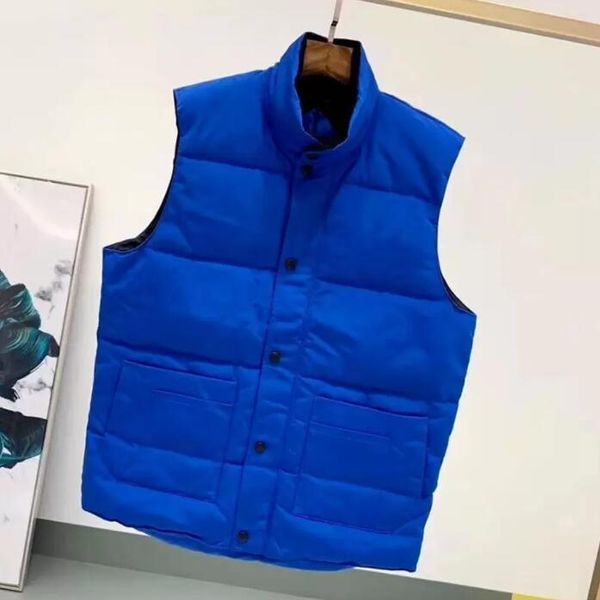 2021 Chaqueta abajo Chalecas Mantenga cálido Hombre Estilista Invierno Moda Hombres y Mujeres Outerwear Grossen Abrigo al aire libre Protección Esencial Protección de Frío Tamaño S-2XL Abrigos Múltiples Color