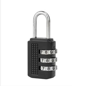 2021 Lade Lock 3 cijfer Combinatie Wachtwoord Zinklegering Veiligheidskoffer Bagage Codeed Cupboard Cabinet Locker Hangslot