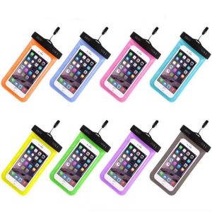 Bolsa seca al aire libre Bolsa impermeable Deporte PVC universal Funda para teléfono celular Funda para iphone 13 12 11 S22 Buceo Natación teléfonos inteligentes de hasta 6 pulgadas DHL