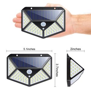 2021 3 Modes LED lampes solaires PIR capteur de mouvement jardin économie d'énergie rue éclairage extérieur mur