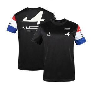 2021 F1 Camiseta de carreras de manga corta personalizada conjunta Logotipo del coche del equipo Ecuación de primera clase Seco rápido Transpirable Racing Top Short Slee2706