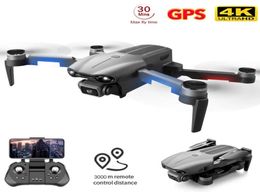2021 F9 GPS Drone 4K double caméra HD photographie aérienne professionnelle moteur sans balais pliable quadrirotor RC Distance 1200 mètres9999214603650