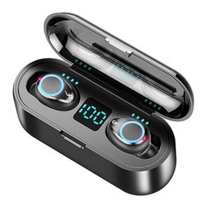 2021 F9 Mini auriculares inalámbricos Bluetooth 50 Auriculares TWS Hifi Inear Sports Running Headphones para iPhone Samsung Huawei1287923