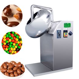 Machine de revêtement de sucre, machine de revêtement de chocolat, machine de revêtement de sucre pour noix caramélisées, vente directe d'usine, 2021