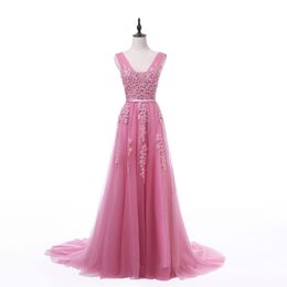 2021 FADISTEE NUEVA LLEGA Vestidos de noche Vestidos Vestidos de Fiesta A-Line Prom Vestido Lace Beading Rente de Soiree Vestido con cuello en V con Zipp 241J