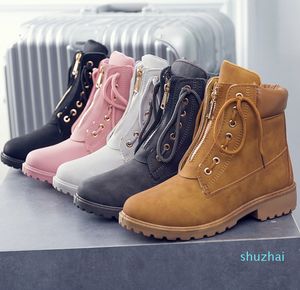 2021 Herfst / Winter Advanced Women Designer Martin Boots Desert Combat Laarzen Rubber Outsole Heel Hoogte Grootte 36-43