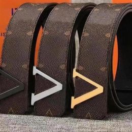 2021 Moda Cinturón de cuero genuino con hebilla grande Sin caja Diseñador Hombres Mujeres Cinturones para hombres de alta calidad AAAAA182887
