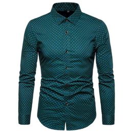 2021 Manner Merk Shirt Mannen Jurk Shirts Katoen 5XL Hoge Kwaliteit Lange Mouw Slanke Fit Streetwear Top Grade Casual Mens Kleding G0105