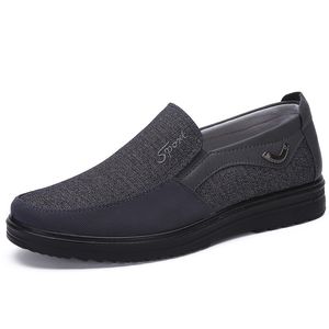 2021 Mode Designer Business Style Mens Schoenen Zwart Bruin Leisure Zachte Flats Bottoms Mannen Casual Jurk voor Party 38-44 One