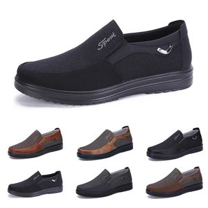 2021 Mode Designer Business Style Heren Schoenen Zwart Bruin Leisure Zachte Flats Bottoms Mannen Casual Jurk Voor Party 38-44 Seven