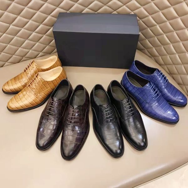 2021 diseñador de moda hombres zapatos casuales de lujo de cuero de alta calidad con cordones cómodos suela plana ocio fiesta de negocios boda hombre plataforma mulas mocasines