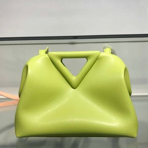 2021 Mode Luxe Handtassen Driehoek Tote Tas Vrouwen Snoep Kleur Tassen Menger Designer Damesschouder Dames