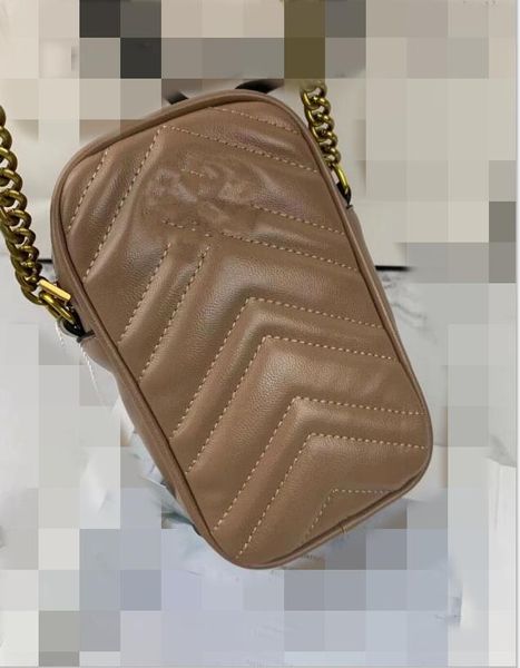 2021 moda de lujo para mujer mini cadena bandolera tamaño 12 cm * 6 cm * 18 cm diseñador marca mensajero clásico de alta calidad bolsa de teléfono móvil billetera