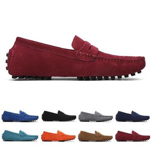 2021 Mode Mannen Running Schoenen Type53 Zacht Zwart Blauw Wijn Rood Ademend Comfortabele Jongen Trainers Canvas Schoen Mens Sport Sneakers Runners Maat 40-45