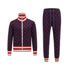 Tracksuits voor heren mode heren sportkleding tweedelig casual knappe brief looppak herfst en winterjas broek hiphop luxe kleding