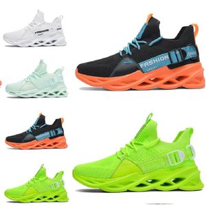 2021 Mode Mens Womens Running Schoenen Type7 Driepersoons Zwart Wit Groen Schoen Outdoor Heren Dames Designer Sneakers Sport Trainers Size Sneaker