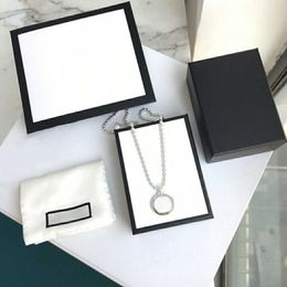 2021 mode collier rue unisexe Bracelet cercle pendentif colliers pour homme femme bijoux