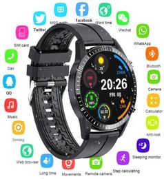 2021 Fashion Smart Watch Screen tactile complet Bluetooth Call imperméable Smartwatch Intelligent Fitness Tracker Heart Rate Glood Press4178465