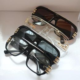 2021 fashion zonnebril heren merk Designer Unisex Goud Metalen Chassis Mannelijke Kwaliteit Zonnebril Voor Vrouwen bril 4 kleur