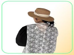 2021 Fashionwoven Widebrimed Hat Sun Hat Summer Women Breed Cap Parentchild Flattop Visor geweven strohoeden4303649