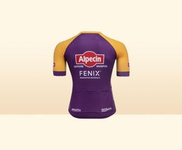 2021 Fenix Pro M Paarse Cycling Jersey Summer Wear Ropa Ciclismo+ Bib Shorts 20D GEL Pad met Power Band9967185