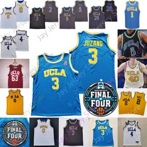 2021 Final Four 4 Jersey de baloncesto UCLA NCAA College Jaime Juez Jr. Johnny Juzang Cody Riley Jules Bernard Jaylen Clark Westbrook Ball Smith Holiday Peyton